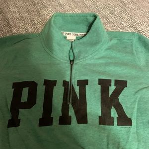 Pink VS half zip hoodie